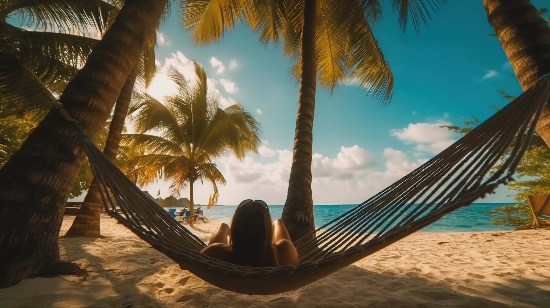 Relaxing in Hammock
